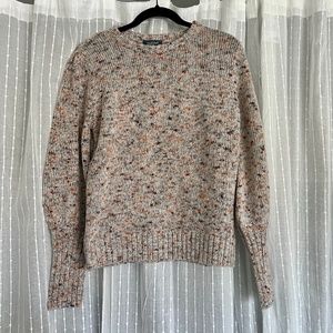 Multicolored Mod Cloth Knit Sweater